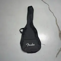 FENDER GIG BAG SOFT CASE FOR ACOUSTIC/ELECTRIC GUITARS BLACK NYLON STRAPS POCKET