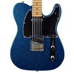 USED FENDER J MASCIS TELECASTER MAPLE - BOTTLE ROCKET BLUE FLAKE
