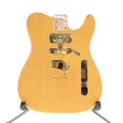 FENDER AMERICAN PRO II TELECASTER BODY ROASTED PINE BLACKGUARD BLONDE FINISH