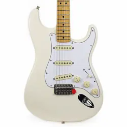 USED FENDER JIMI HENDRIX STRATOCASTER MAPLE - OLYMPIC WHITE
