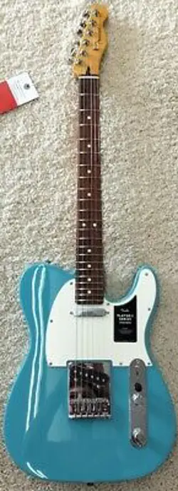 FENDER PLAYER II TELECASTER GUITAR, ROSEWOOD FINGERBOARD, AQUATONE BLUE - MIM