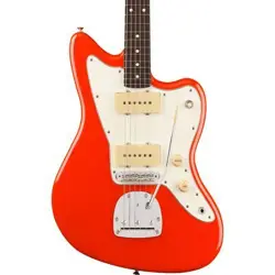 USED FENDER PLAYER II JAZZMASTER ROSEWOOD - CORAL RED