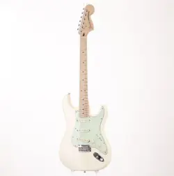 FENDER DELUXE ROADHOUSE STRATOCASTER OLYMPIC WHITE MAPLE FINGERBOARD 2017