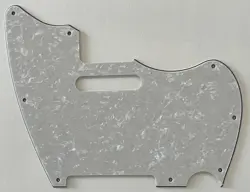 IVORY WHITE PICKGUARD FOR FENDER WARMOTH MJT TELEMASTER JAZZCASTER STYLE GUITAR