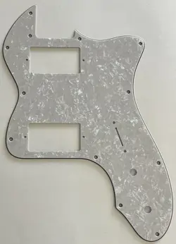 IVORY WHITE PEARL PICKGUARD FIT FENDER '72 THINLINE TELECASTER PAF GUITAR PARTS
