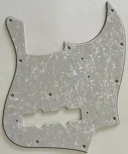 4 PLY IVORY WHITE PEARL PICKGUARD FIT FENDER JAPAN JAZZ BASS STYLE GUITAR PARTS