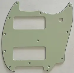 VINTAGE GREEN PICKGUARD FIT FENDER OFFSET SERIES MUSTANG P90 STYLE GUITAR PARTS