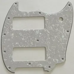 IVORY WHITE PICKGUARD FIT FENDER OFFSET SERIES MUSTANG P90 STYLE GUITAR PARTS