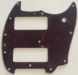 BROWN TORTOISE PICKGUARD FIT FENDER OFFSET SERIES MUSTANG P90 STYLE GUITAR PARTS