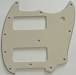 VINTAGE YELLOW PICKGUARD FIT FENDER OFFSET SERIES MUSTANG P90 STYLE GUITAR PARTS