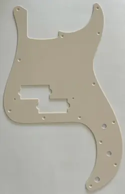 VINTAGE YELLOW PICKGUARD FIT FENDER JAPAN PRECISION BASS STYLE GUITAR PARTS