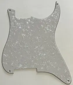 IVORY WHITE PICKGUARD FIT FENDER STRATOCASTER STRAT BLANK 4 SCREW GUITAR PARTS