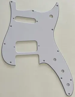3 PLY WHITE PICKGUARD FOR FIT FENDER DUO-SONIC OFFSET HS STYLE GUITAR PARTS