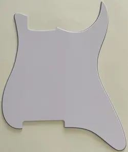 3 PLY WHITE PICKGUARD FIT FENDER STRATOCASTER STRAT BLANK STYLE GUITAR PARTS