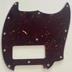 4 PLY BROWN TORTOISE PICKGUARD FIT FENDER SERIES MUSTANG P90 STYLE GUITAR PARTS