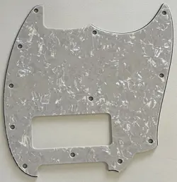 IVORY WHITE PEARL PICKGUARD FIT FENDER SERIES MUSTANG P90 STYLE GUITAR PARTS