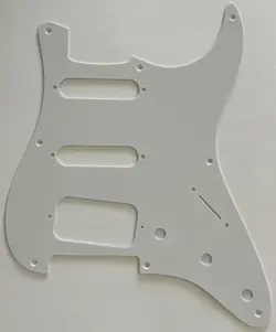 1 PLY PARCHMENT GUITAR PICKGUARD FIT FENDER 8 SCREW STRATOCASTER START HSS STYLE