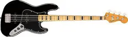 FENDER SQUIER CLASSIC VIBE 70S JAZZ BASS ELECTRIC GUITAR, FULL - BLACK