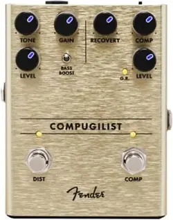 COMPRESSOR/DISTORTION PEDAL 1/4
