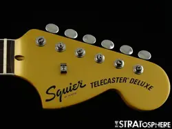FENDER SQUIER PARANORMAL TROUBLEMAKER TELECASTER DLX NECK & TUNERS TELE LAUREL