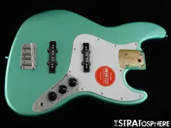 FENDER SQUIER AFFINITY ACTIVE JAZZ BASS LOADED BODY, PREAMP MYSTIC SURF GREEN