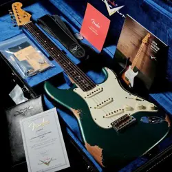 FENDER CUSTOM SHOP LIMITED EDITION 1964 STRATOCASTER HEAVY RELIC SHERWOOD GREEN
