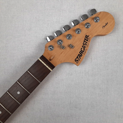 2008 STARCASTER STRAT BY FENDER ELECTRIC GUITAR NECK ~ LARGE HEADSTOCK ~ NICE