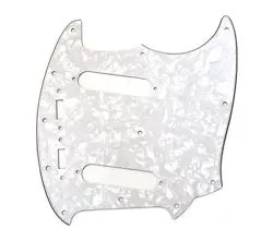 WHITE PEARLOID PICKGUARD FOR VINTAGE USA FENDER MUSTANG® PG-0581-055
