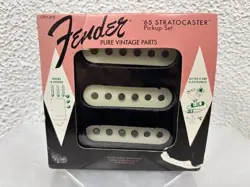FENDER PURE VINTAGE '65 STRAT PICKUP SET VINTAGE WHITE SET