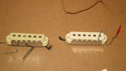 PAIR OF FENDER BASS MUSTANG GUITAR PICKUP