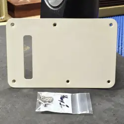 2006 FENDER HIGHWAY ONE STRAT TREMOLO COVER & SCREWS BACK COVER PLATE GUITAR