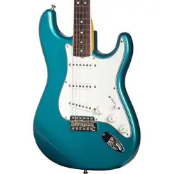 FENDER ERIC JOHNSON STRATOCASTER - ROSEWOOD FINGERBOARD, LUCERNE AQUA FIREMIST
