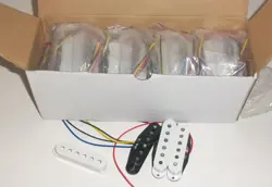 SINGLE COIL GUITAR PICKUPS - BEVEL POLES - ALNICO - PARTS TO FIT FENDER