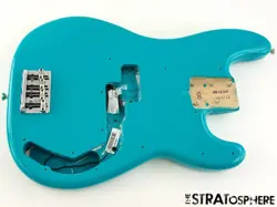 FENDER AMERICAN PROFESSIONAL II PRECISION P BASS BODY HARDWARE MIAMI BLUE