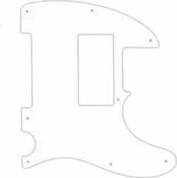 WD CUSTOM PICKGUARD FOR FENDER SPECIAL EDITION HH TELECASTER #04R WHITE/RED/W...