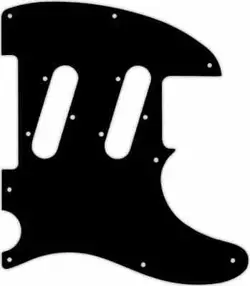 WD CUSTOM PICKGUARD FOR FENDER CLASSIC PLAYER TRIPLE TELECASTER #03O BLACK/OR...