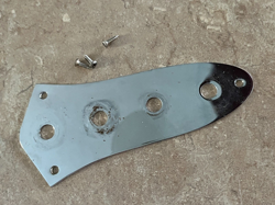 1970S FENDER JAZZ BASS CONTROL PLATE