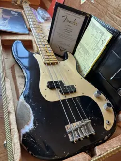 2023 FENDER CUSTOM SHOP ‘58 PRECISION BASS HEAVY RELIC - BLACK