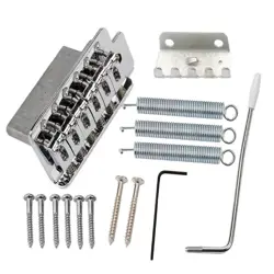 CHROME TREMOLO BRIDGE SYSTEM KIT FOR FENDER STRATOCASTER STRAT ELECTRIC GUITAR H