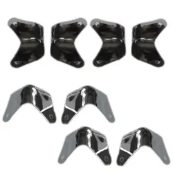 8PACK METAL 2 LEG GUITAR AMP AMPLIFIER CABINET CORNERS PROTECTORS FOR FENDER J