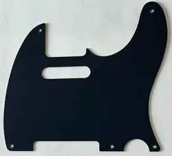 1 PLY BLACK PICKGUARD FIT VINTAGE 5-HOLE FENDER TELECASTER STYLE GUITAR PARTS