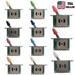5 WAY 11 COLOR PICKUP SELECTOR SWITCH WITH TIP FOR FENDER SQ IBANEZ SUHR PRS