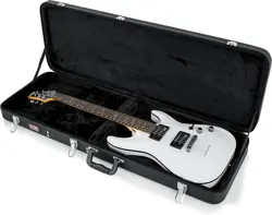 GATOR CASES HARD-SHELL WOOD CASE FOR STANDARD ELECTRIC GUITARS; FITS FENDER