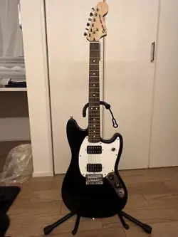 FENDER SQUIER MUSTANG ELECTRIC GUITAR BLACK #PAJ2S8