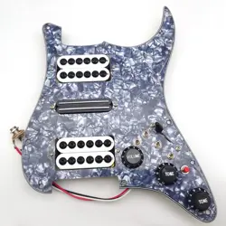 COIL SPLITTING HUMBUCKER LOADED PICKGUARD FOR FENDER STRAT ELECTRIC GUITARS
