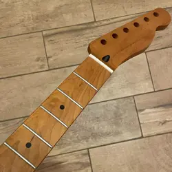 22FRET ROASTED MAPLE ELECTRIC GUITAR NECK NITRO SATIN FOR FENDER TELECASTER TELE