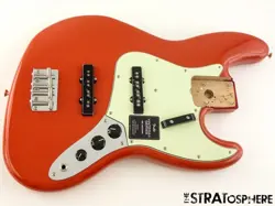 FENDER VINTERA II 60S RI J JAZZ BASS LOADED BODY, BASS ALDER FIESTA RED