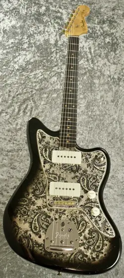 FENDER CUSTOM SHOP LTD BLACK PAISLEY 250K JAZZMASTER JOURNEYMAN RELIC