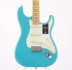 ELECTRIC GUITAR USED FENDER USA AMERICAN PROFESSIONAL II STRATOCASTER MIAMI BLUE