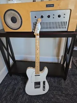 FENDER MEXICO STANDARD TELECASTER ELECTRIC GUITAR ARCTIC WHITE